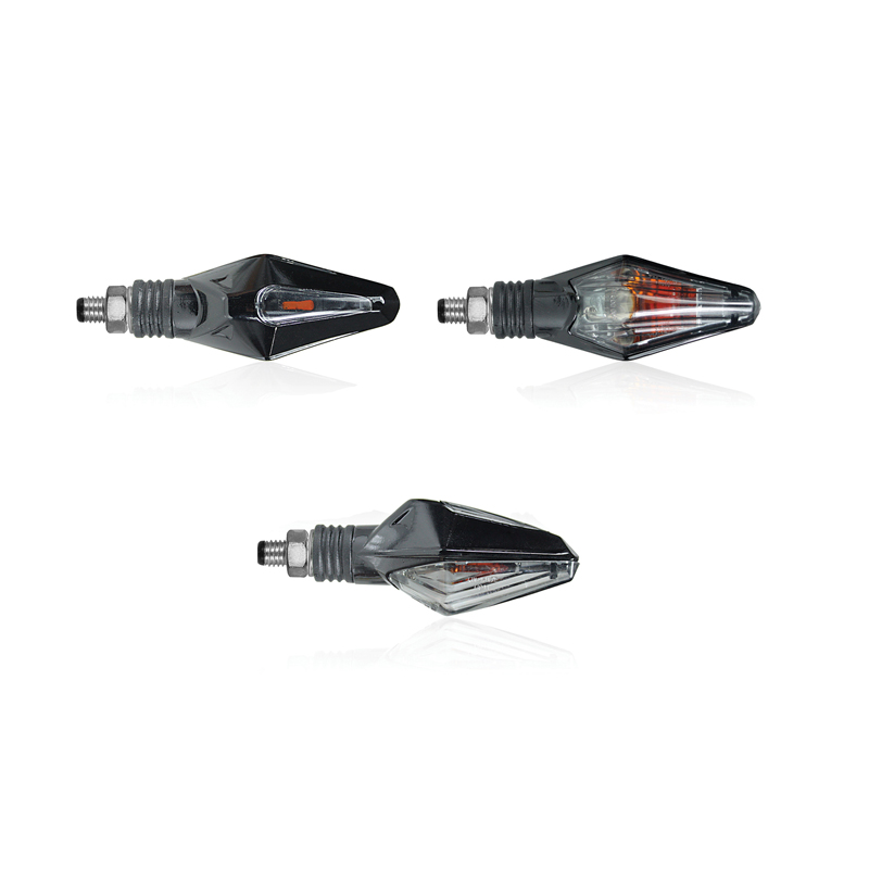 Clignotants Sliver Noir/Fumé